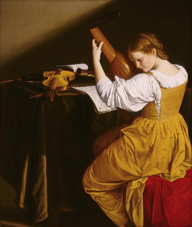 GENTILESCHI, Orazio The Lute Player (mk08) oil painting image